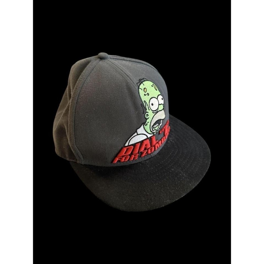 Dial Z For Zombies Homer Simpson's Hat New Era Sz 7 1/8 Treehouse Of Horrors - Picture 6 of 8